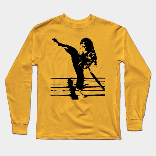 Karate Girl Long Sleeve T-Shirt by Dojo Artist